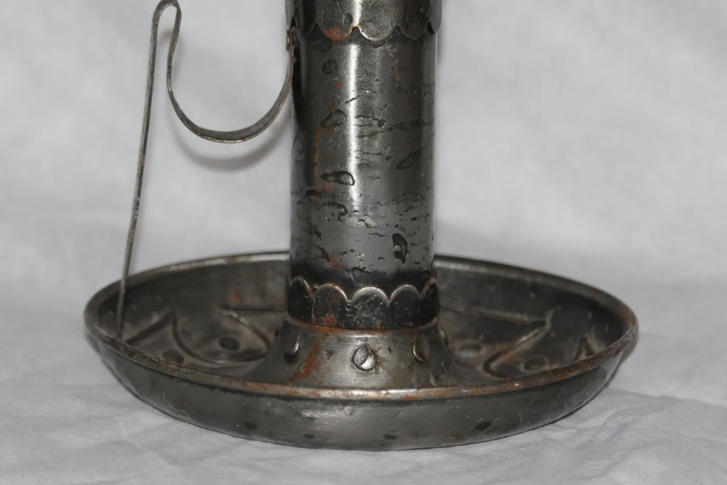 Vintage Kerzenhalter aus Schmiedeeisen