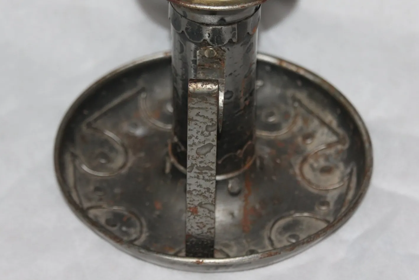 Vintage Kerzenhalter aus Schmiedeeisen