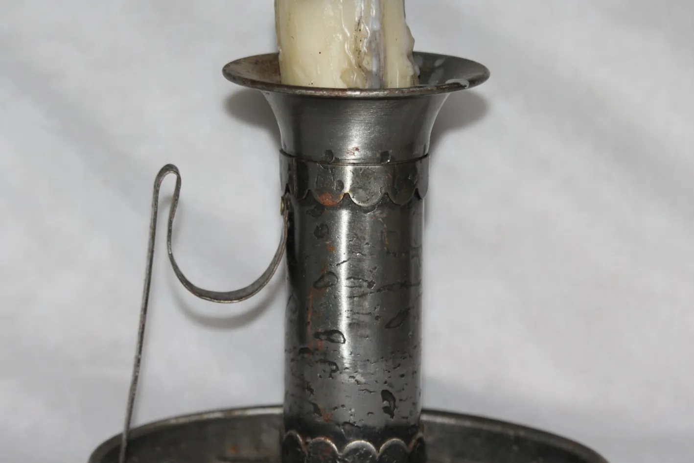 Vintage Kerzenhalter aus Schmiedeeisen