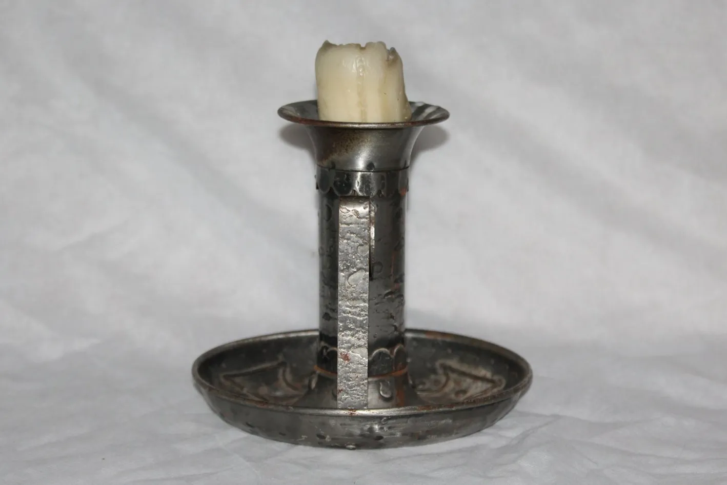 Vintage Kerzenhalter aus Schmiedeeisen