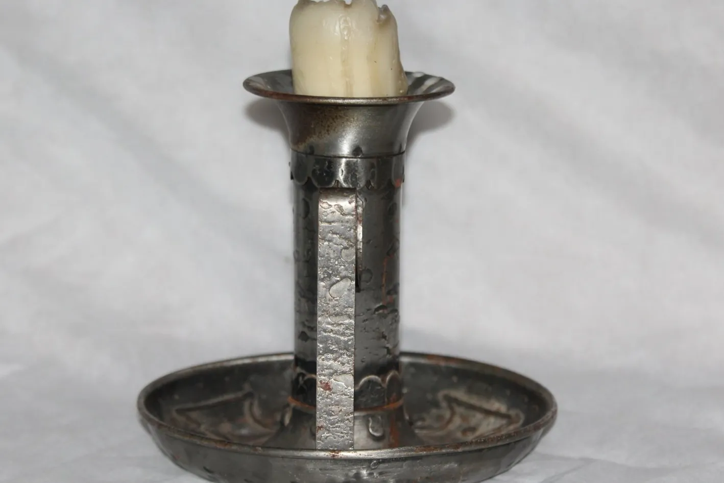 Vintage Kerzenhalter aus Schmiedeeisen