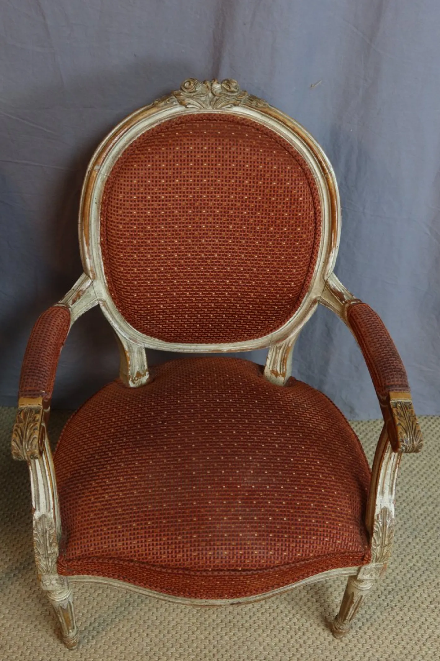 Vintage Louis XVI Sessel, 1950er, 2er Set