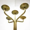 Vintage Messing Kerzenhalter mit 5 Armen