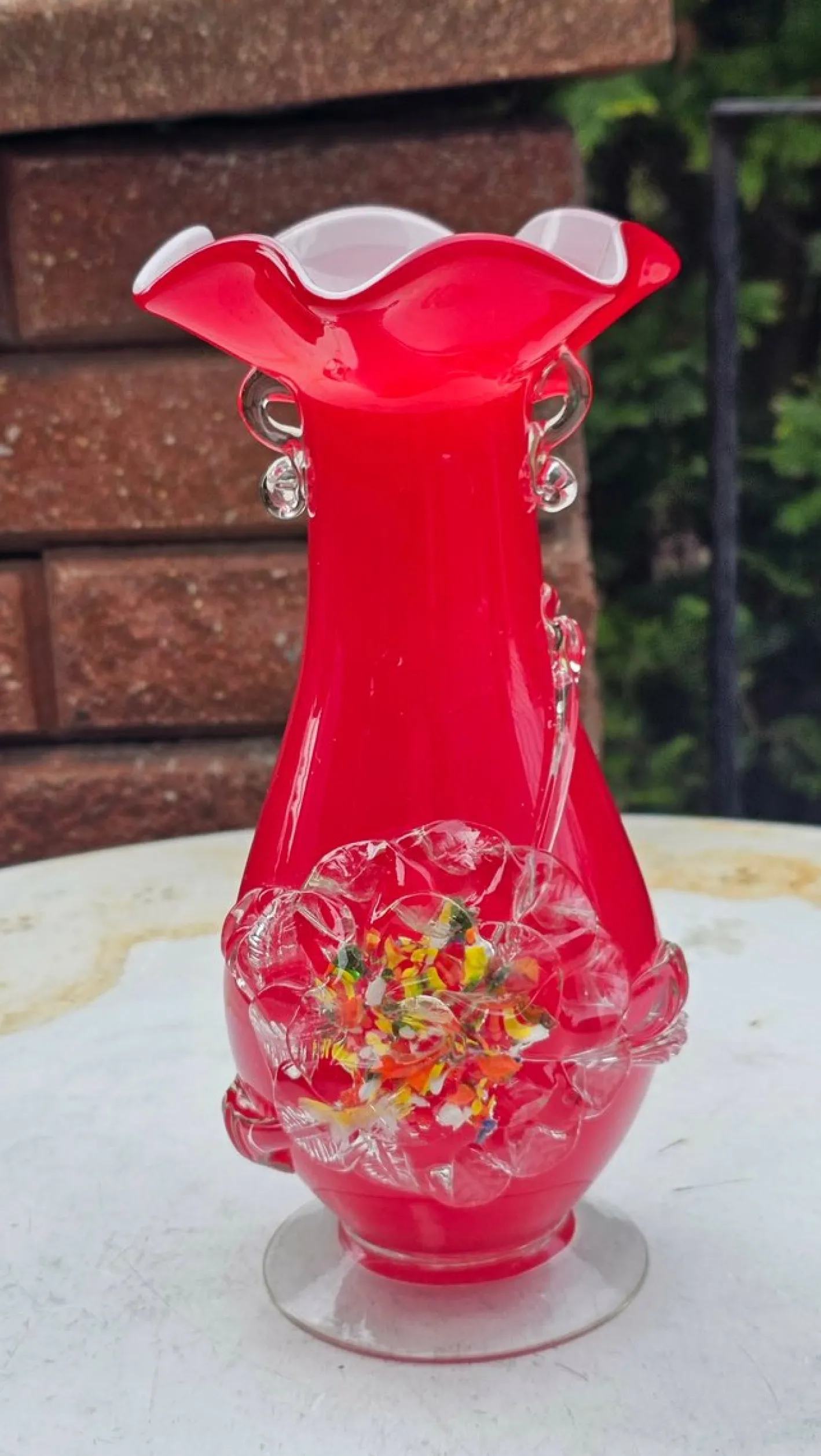 Vintage Murano Vase, 1970er