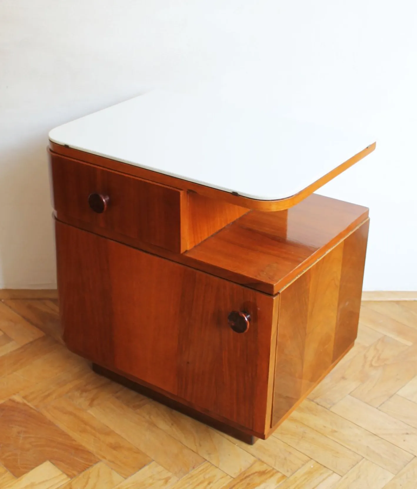 Vintage Nachttische, 1950er, 2er Set