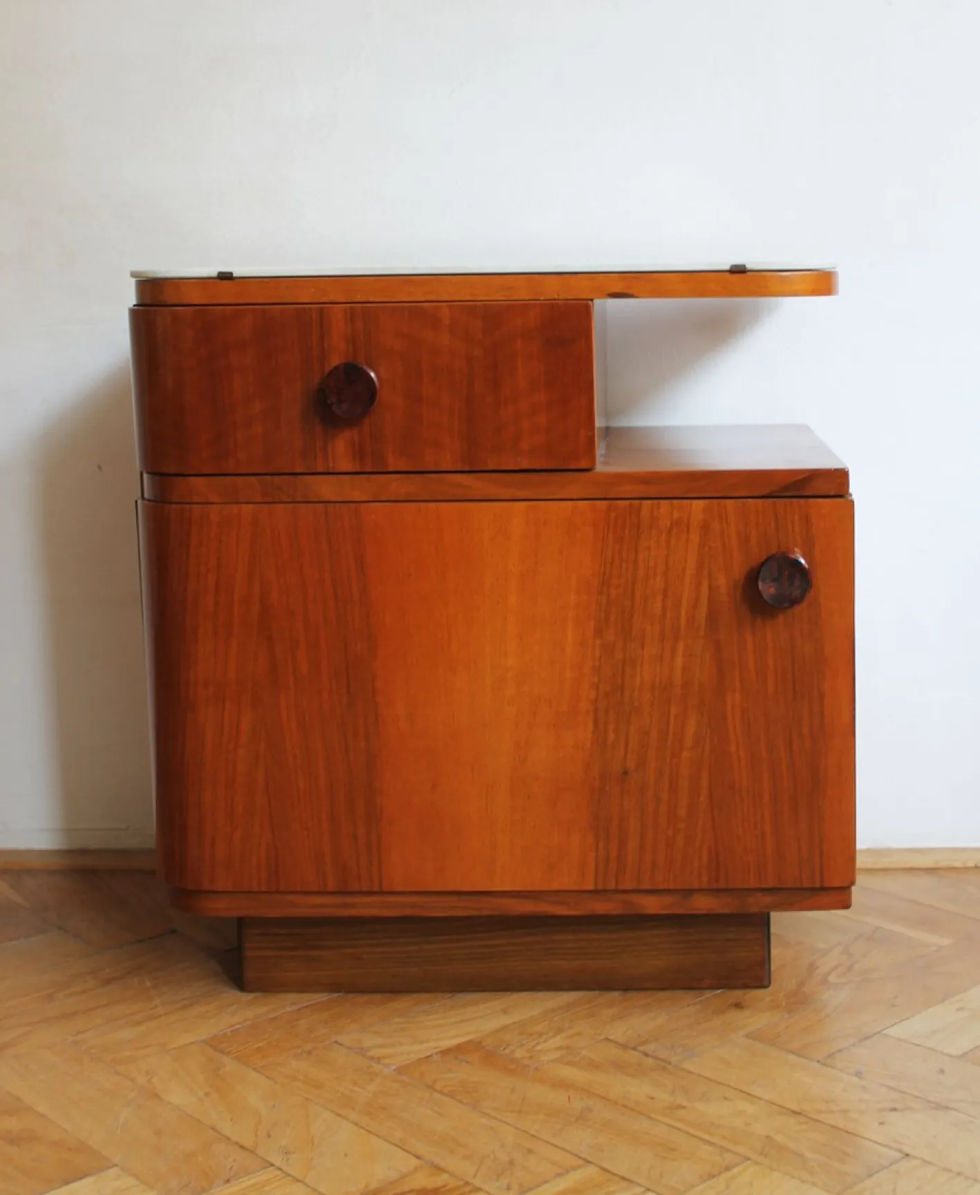 Vintage Nachttische, 1950er, 2er Set