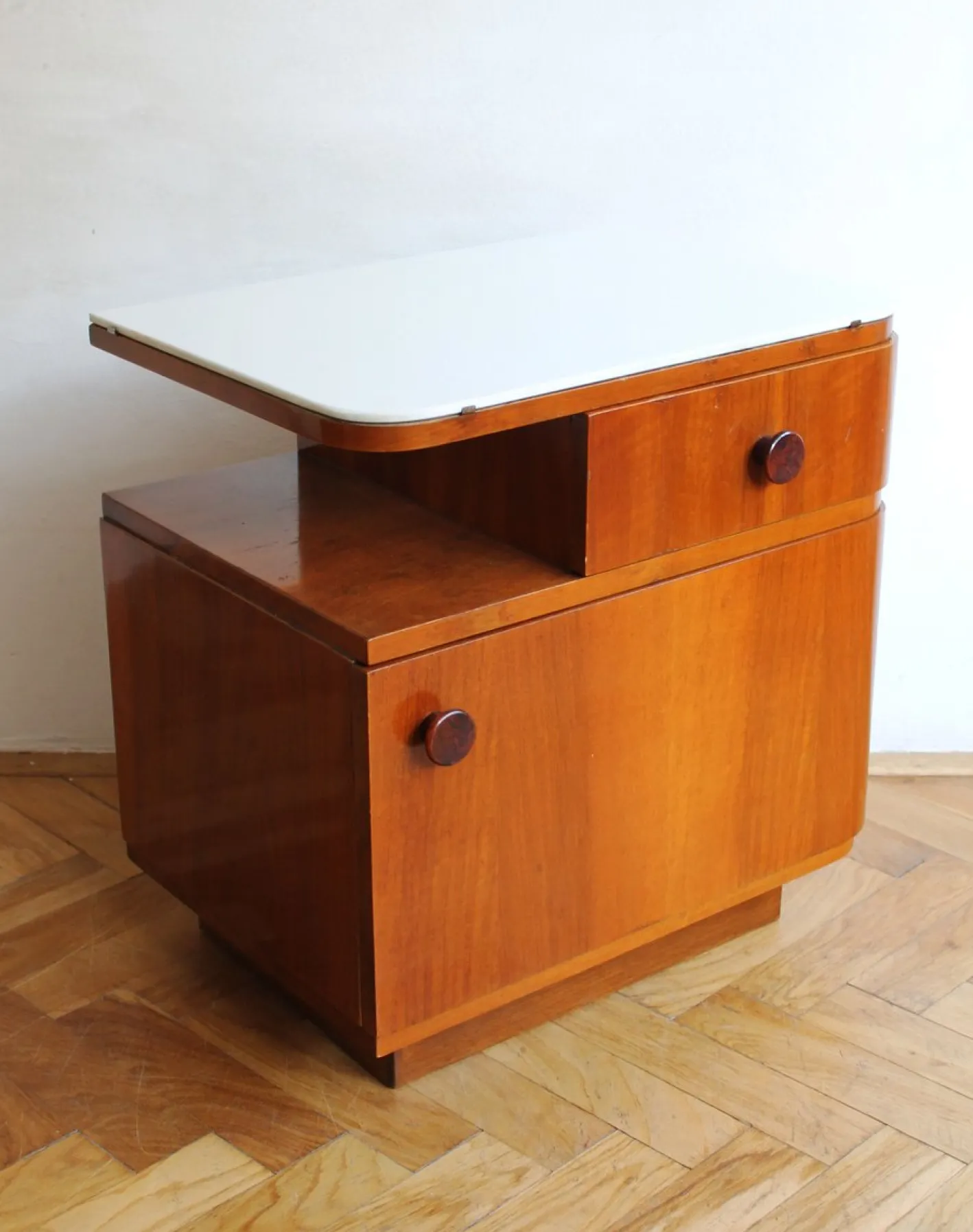 Vintage Nachttische, 1950er, 2er Set