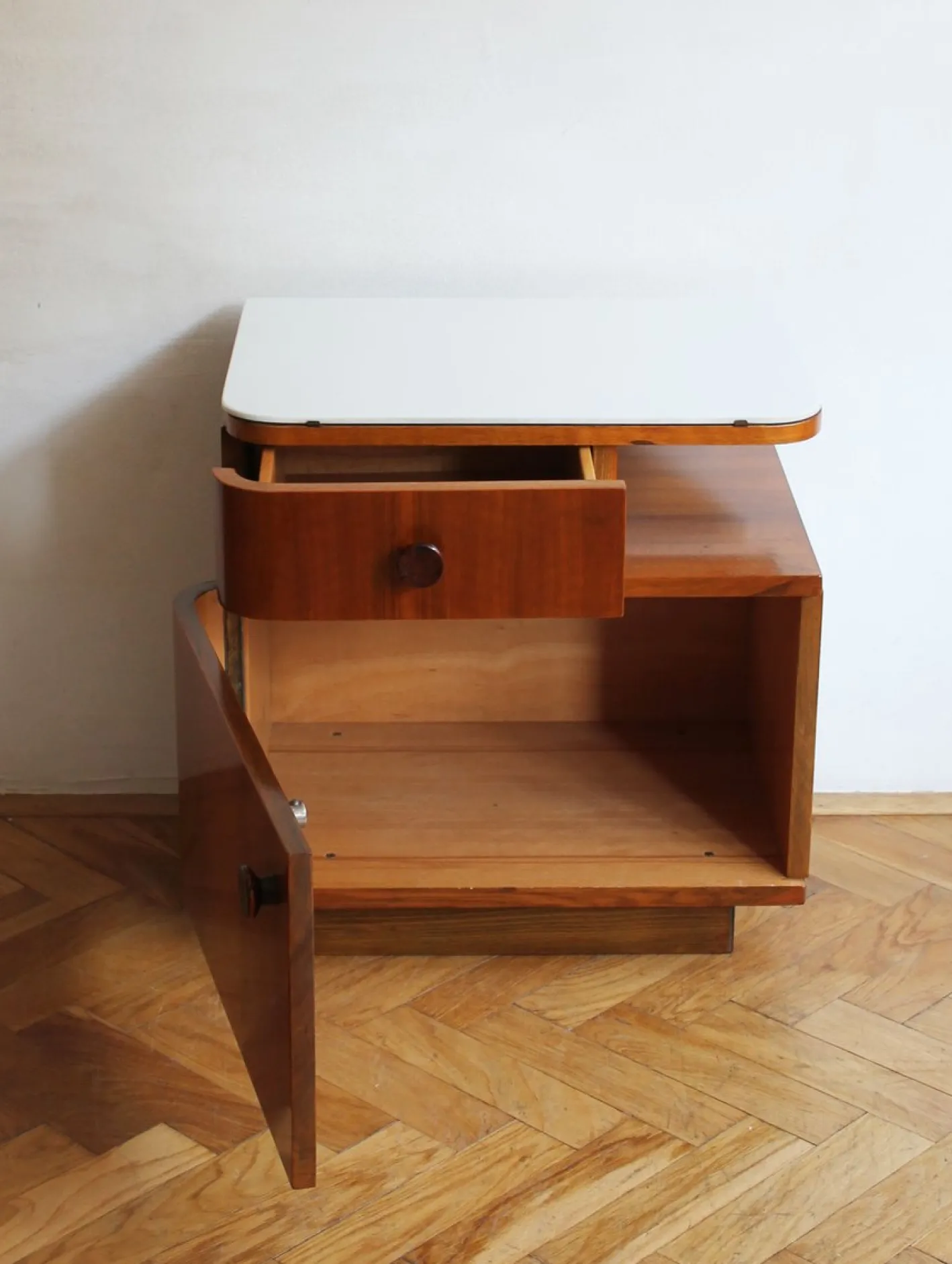 Vintage Nachttische, 1950er, 2er Set