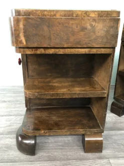 Vintage Nachttische, 1930er, 2er Set