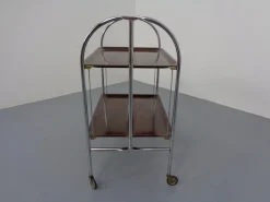 Vintage Pressalit Teewagen aus Palisander in Optik, 1970er