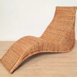 Vintage Rattan Chaiselongue von Carl Öjerstam für Ikea, 1990er