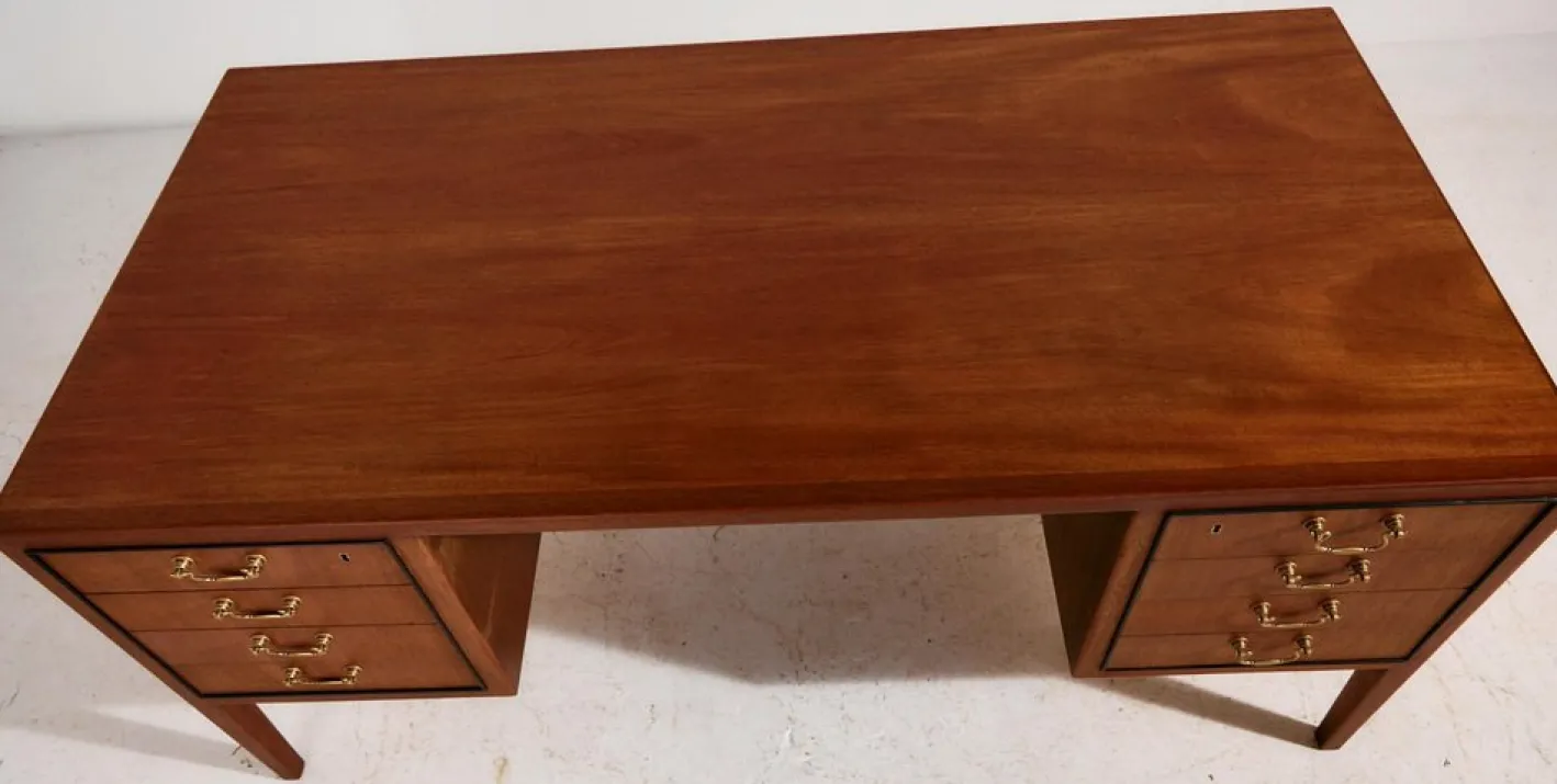Vintage Schreibtisch aus Teak
