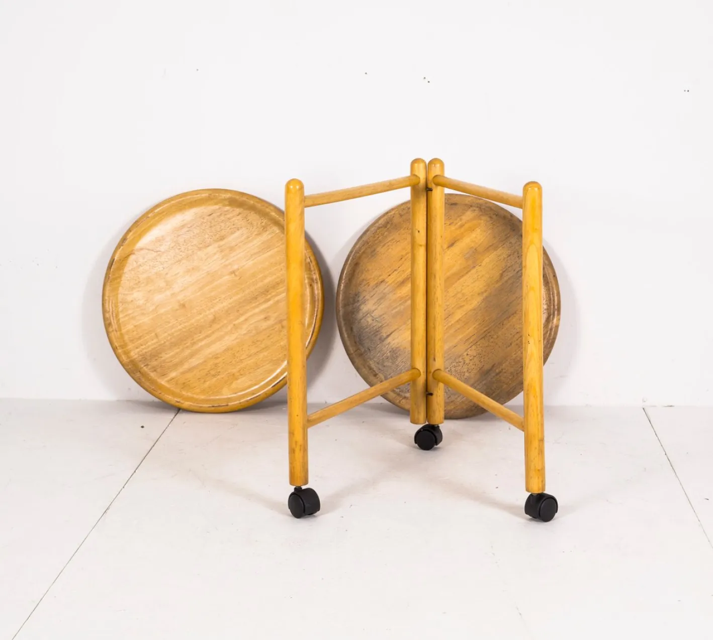 Vintage Servierwagen aus Holz