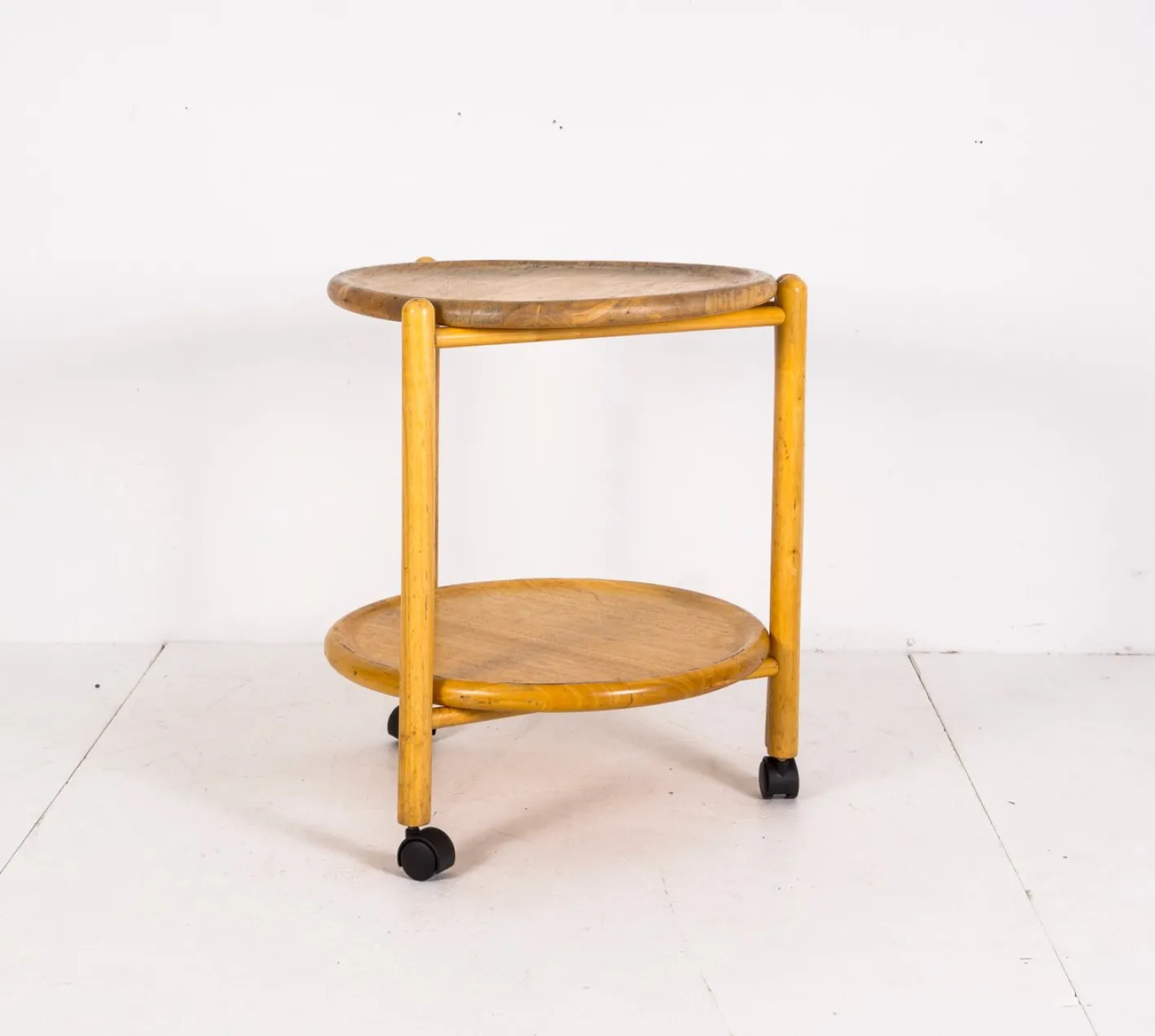 Vintage Servierwagen aus Holz