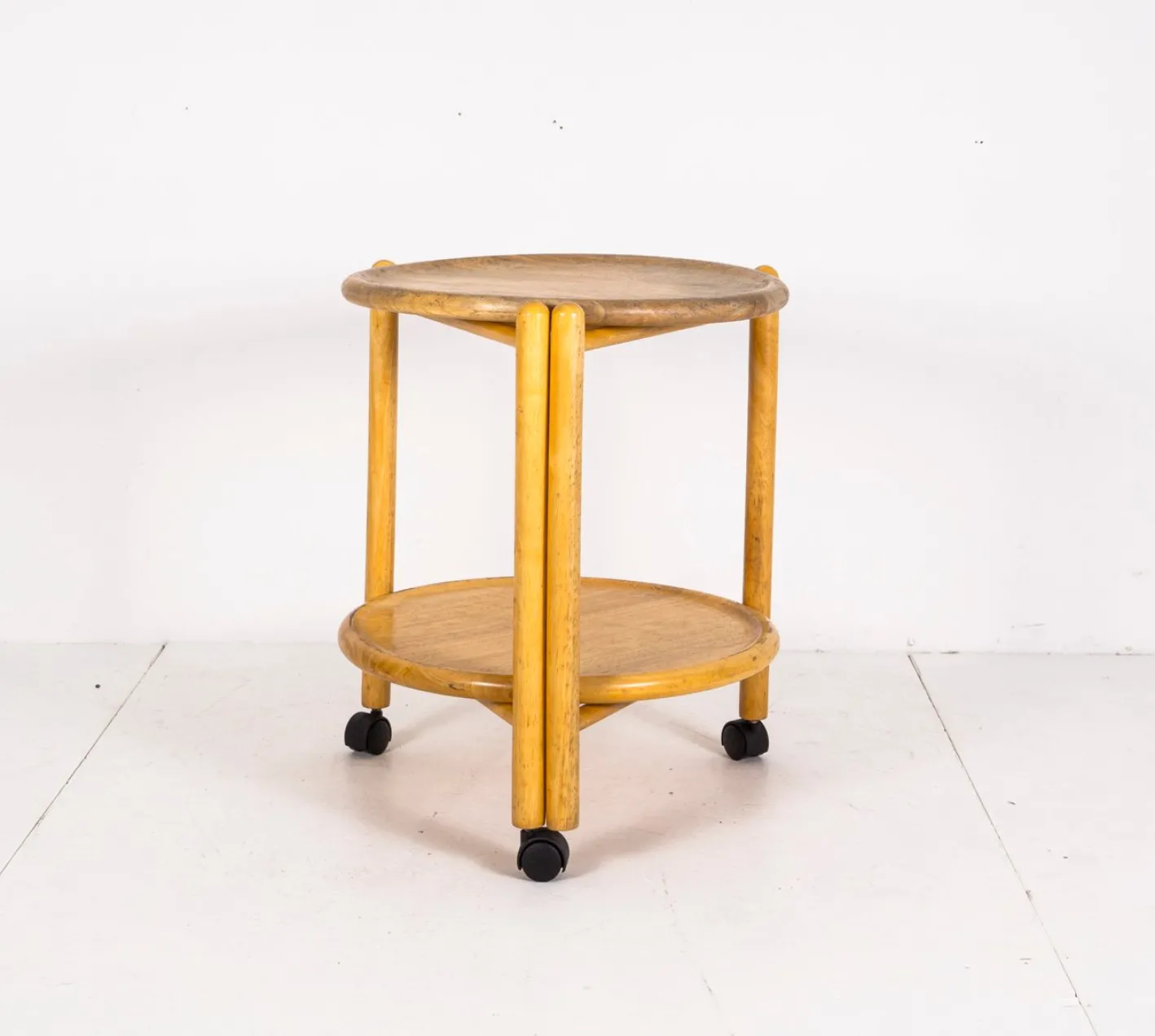 Vintage Servierwagen aus Holz