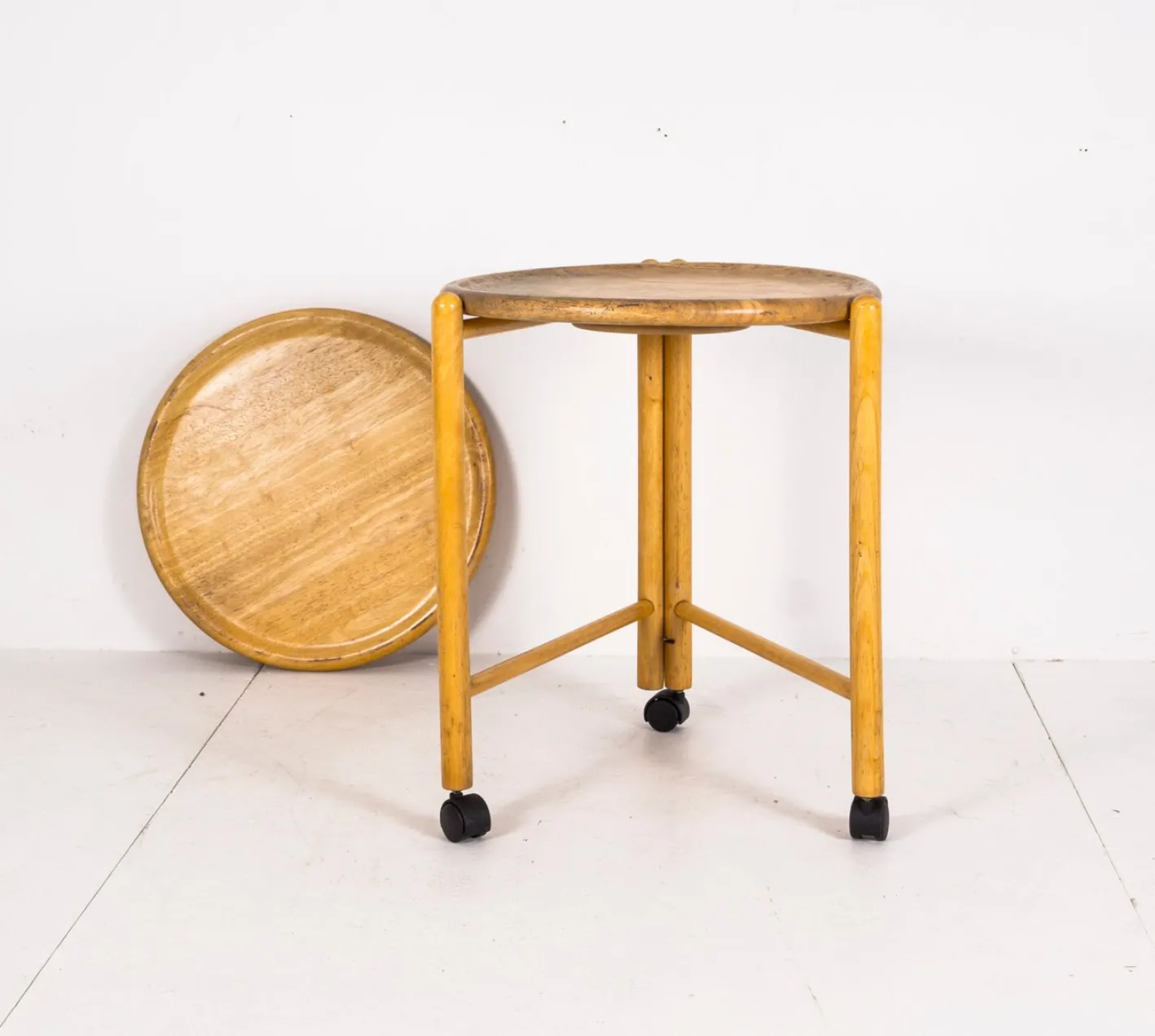 Vintage Servierwagen aus Holz