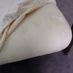 Vintage 2-Sitzer Sofa aus Bambus mit Kissen, 1950er