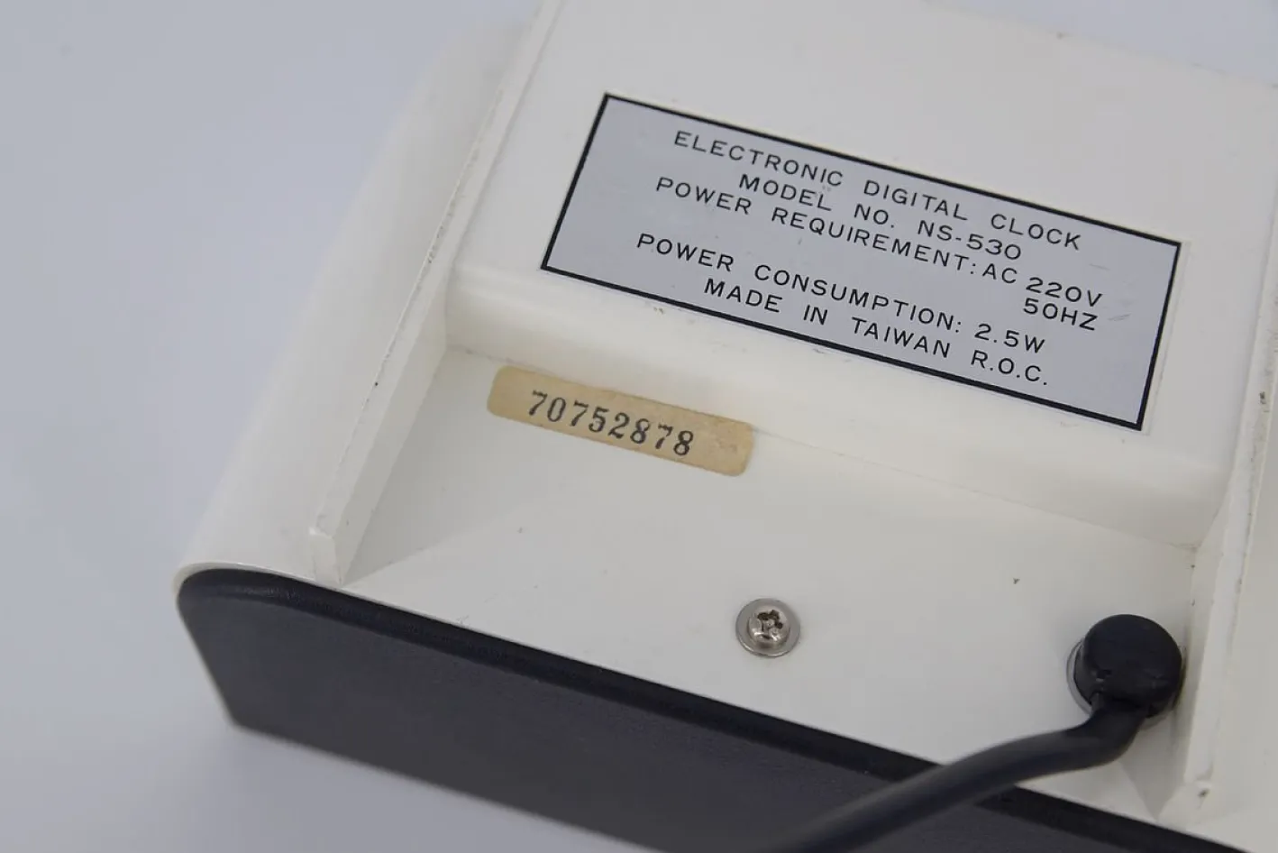 Vintage Space Age Digitaler Wecker, 1970er
