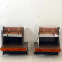 Vintage Space Age Nachttische, 1970er, 2er Set