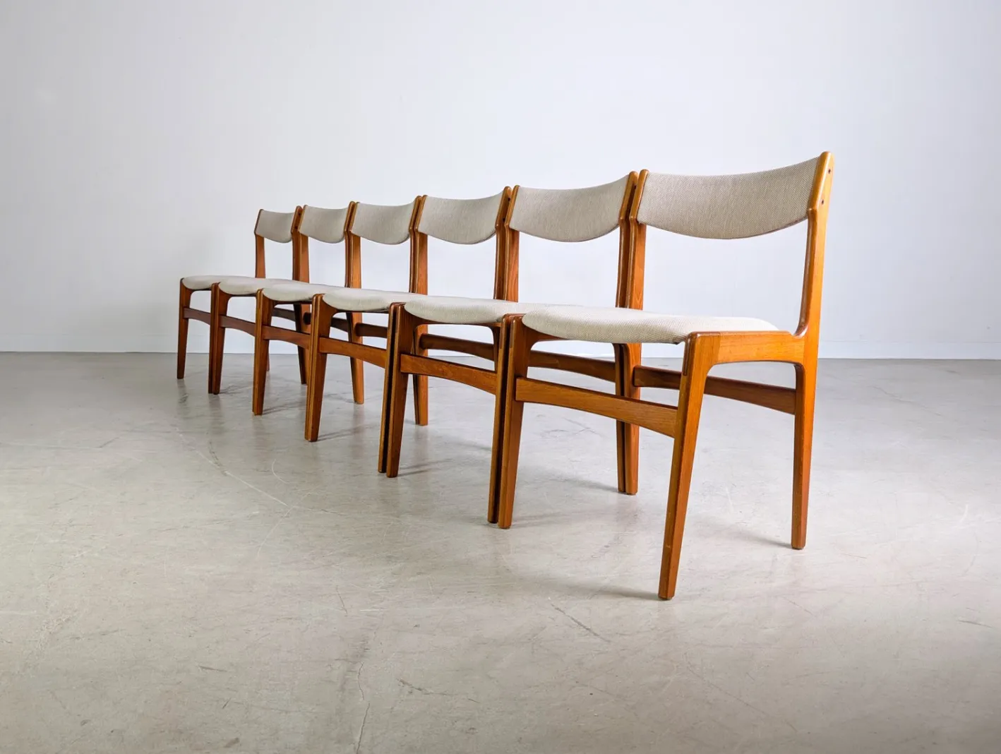 Vintage Stühle aus Teak von Erik Buch, 6er Set