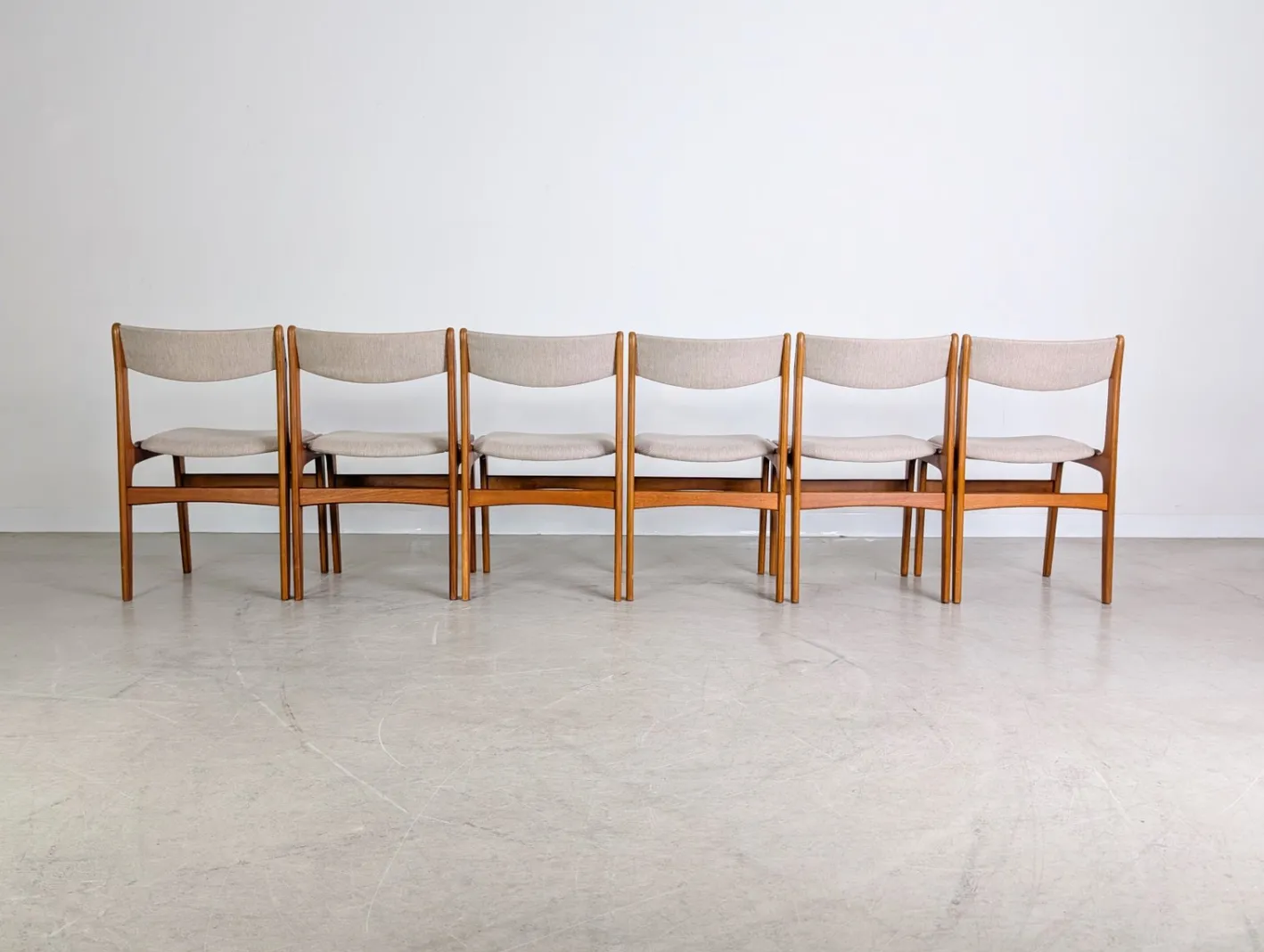 Vintage Stühle aus Teak von Erik Buch, 6er Set