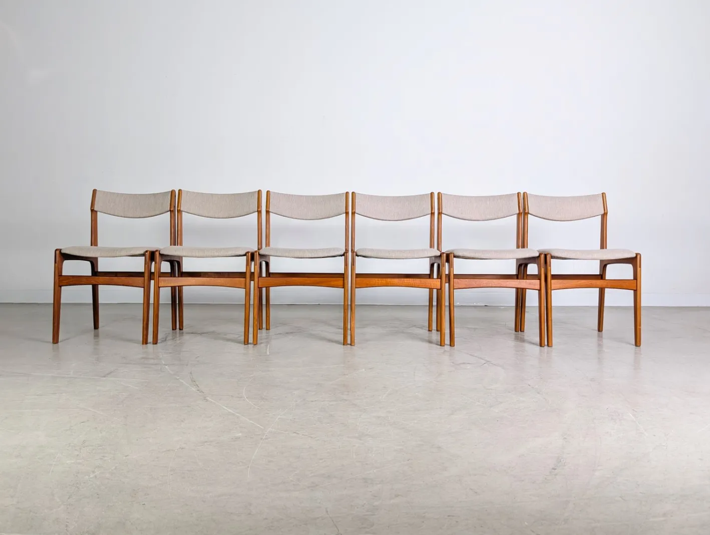 Vintage Stühle aus Teak von Erik Buch, 6er Set