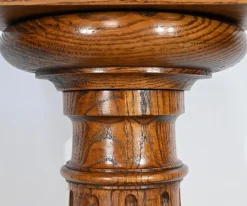 Vintage Säule aus Eiche, 1900