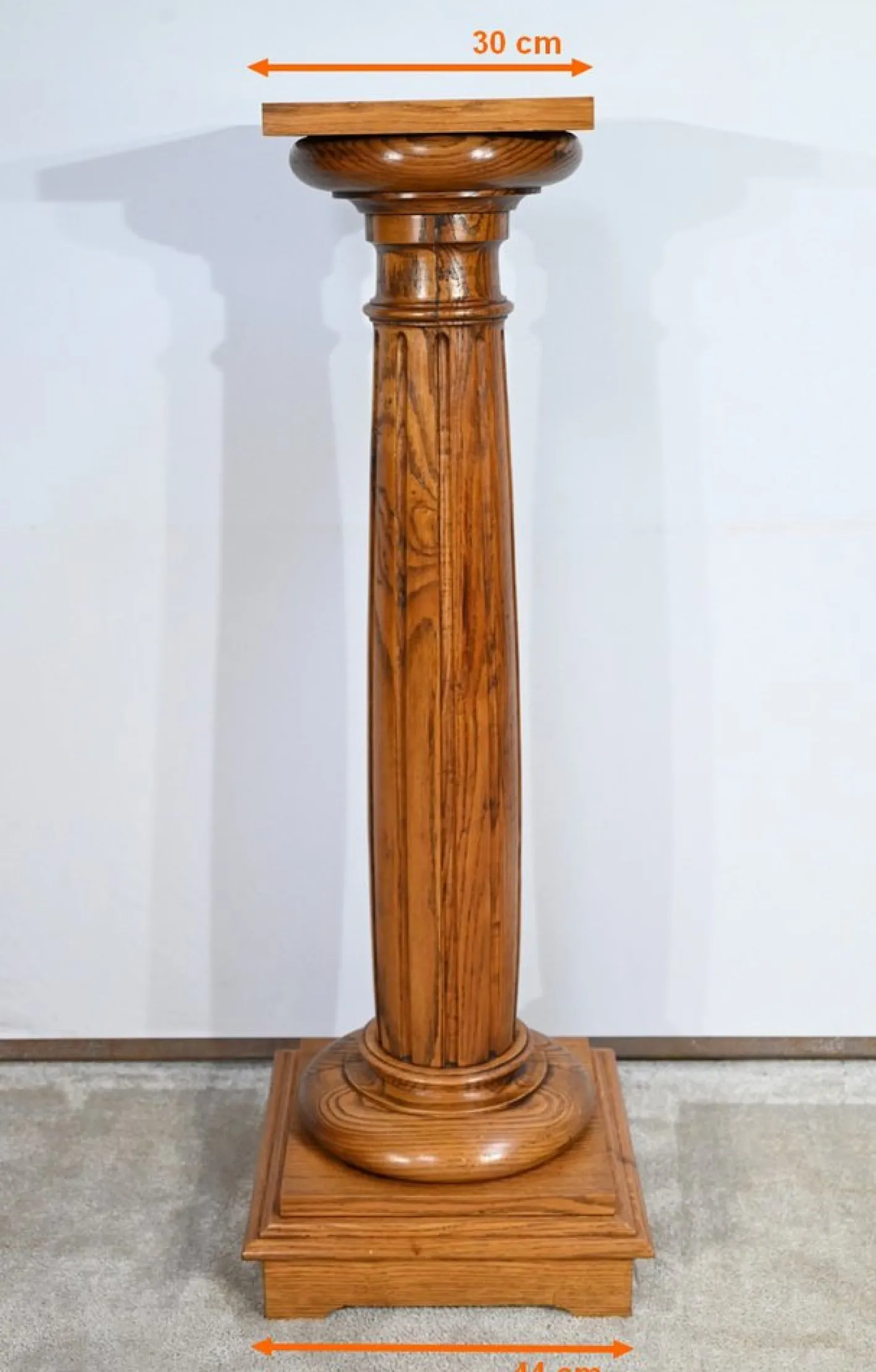 Vintage Säule aus Eiche, 1900