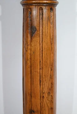 Vintage Säule aus Eiche, 1900