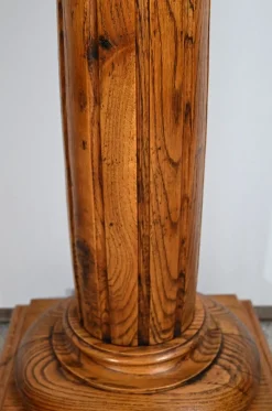 Vintage Säule aus Eiche, 1900