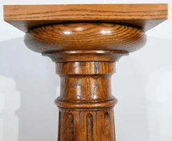 Vintage Säule aus Eiche, 1900