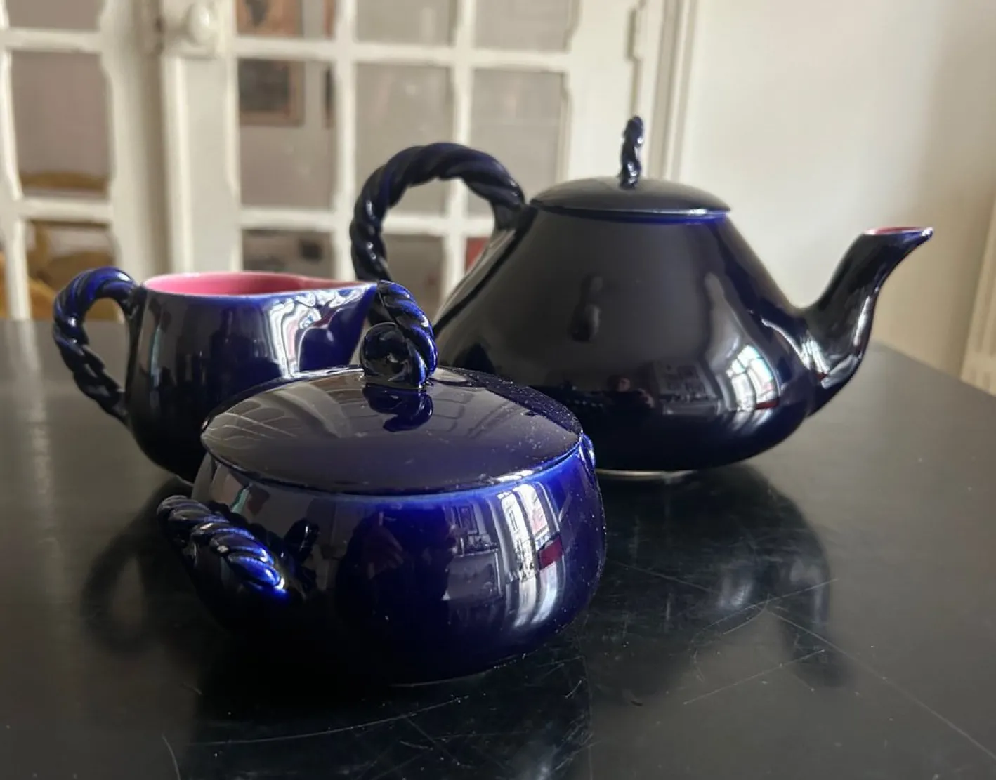 Vintage Teeservice Set, 1950er, 14 Set