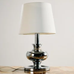 Vintage Tischlampe aus Chrom, 1970er