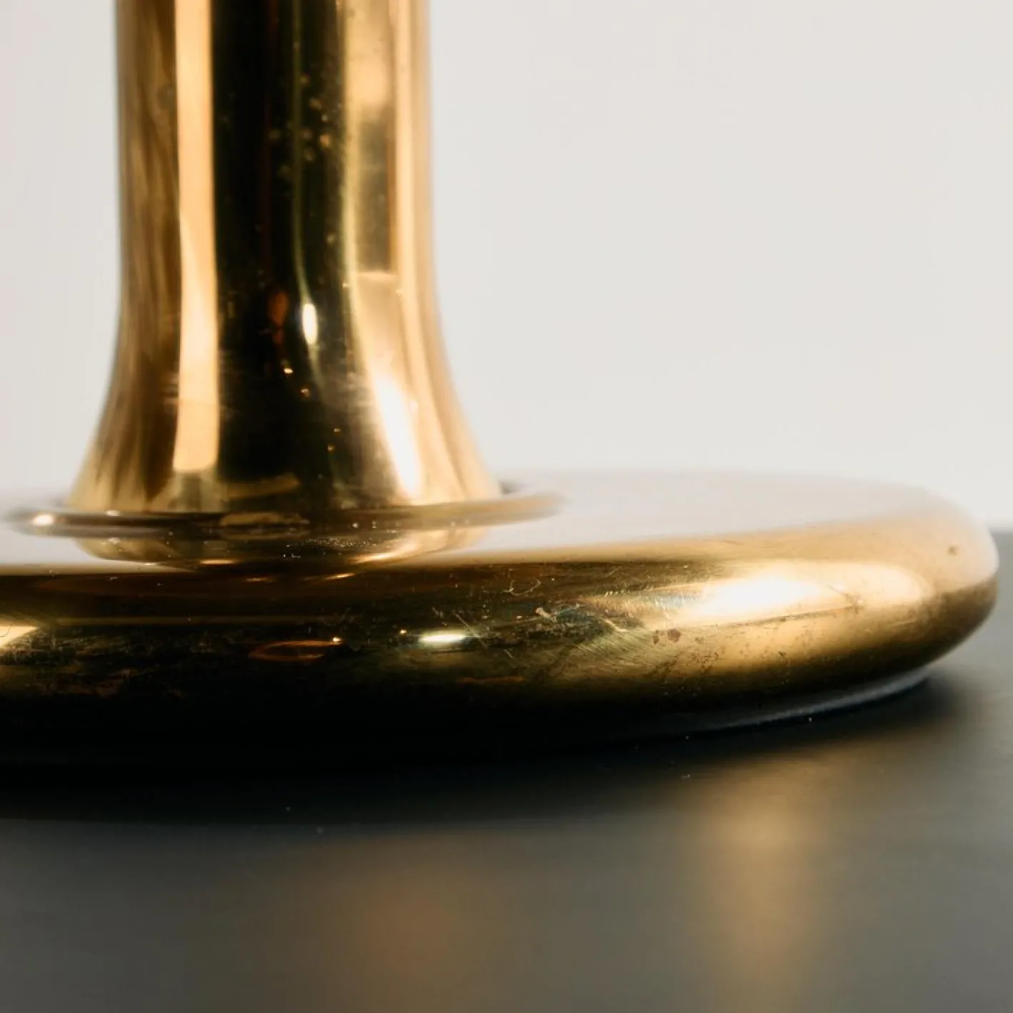 Vintage Tischlampe aus Messing, 1970er