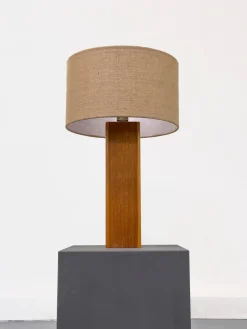Vintage Tischlampe aus Teak, 1970er