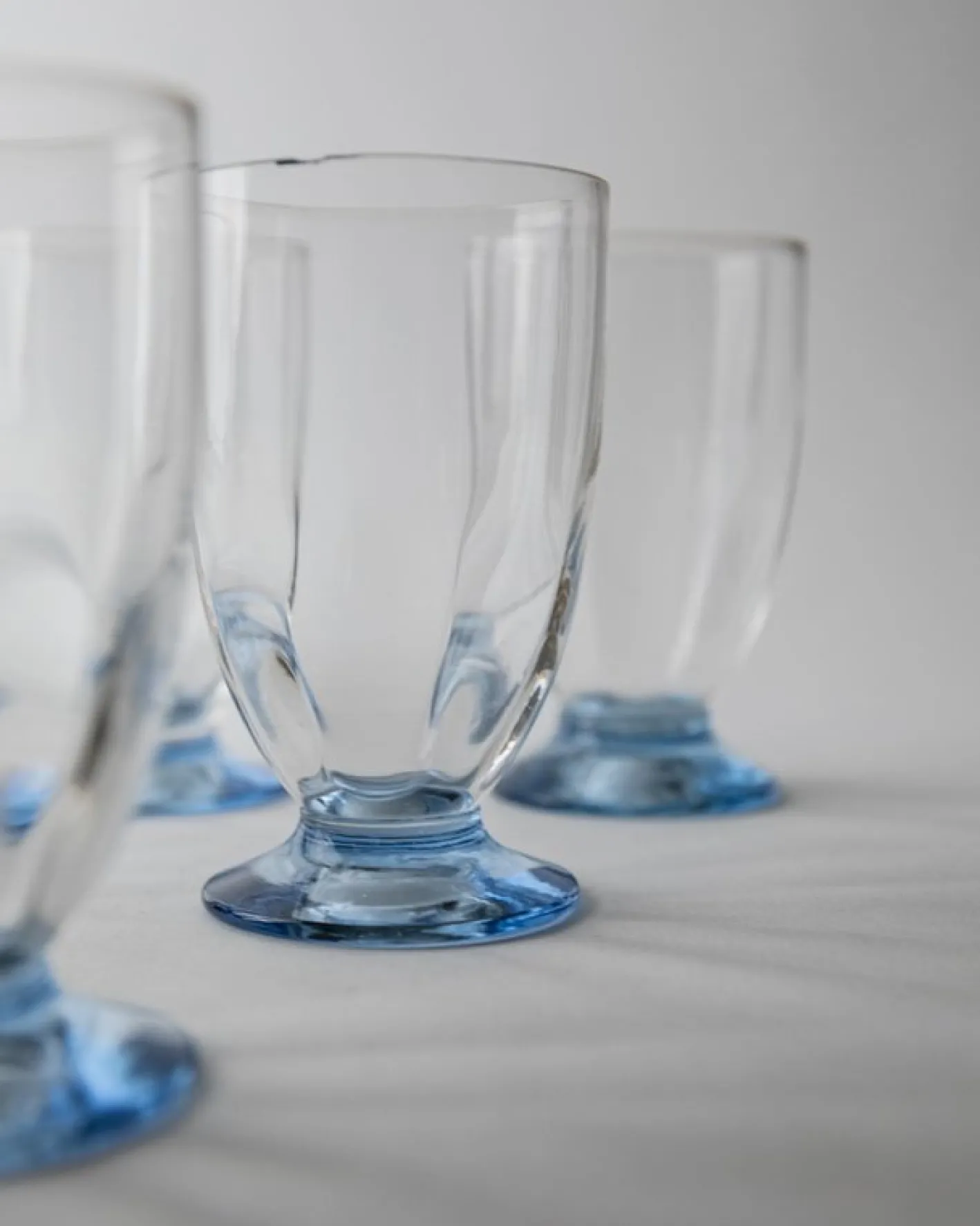 Vintage Trinkgläser, 1980er, 6er Set