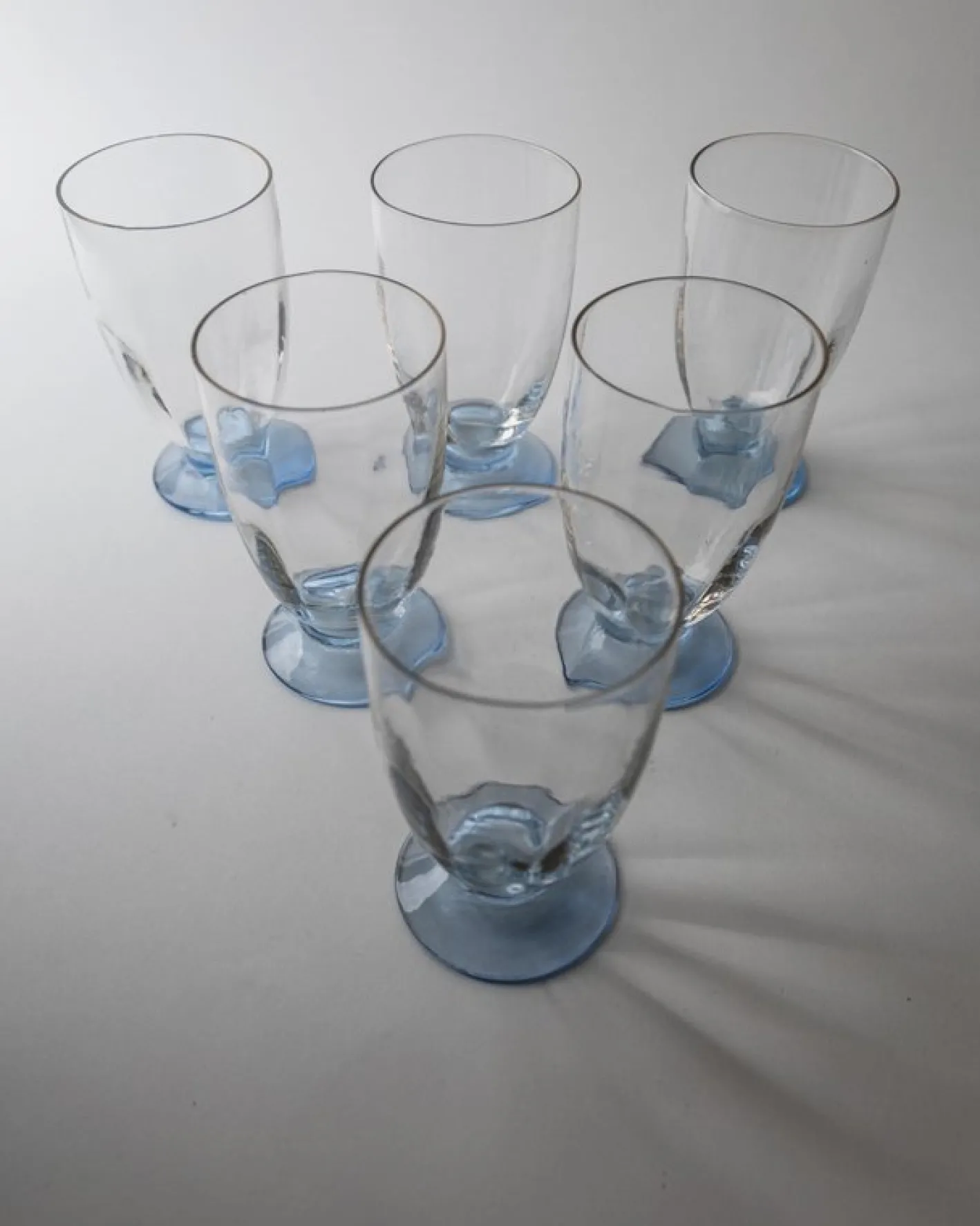 Vintage Trinkgläser, 1980er, 6er Set