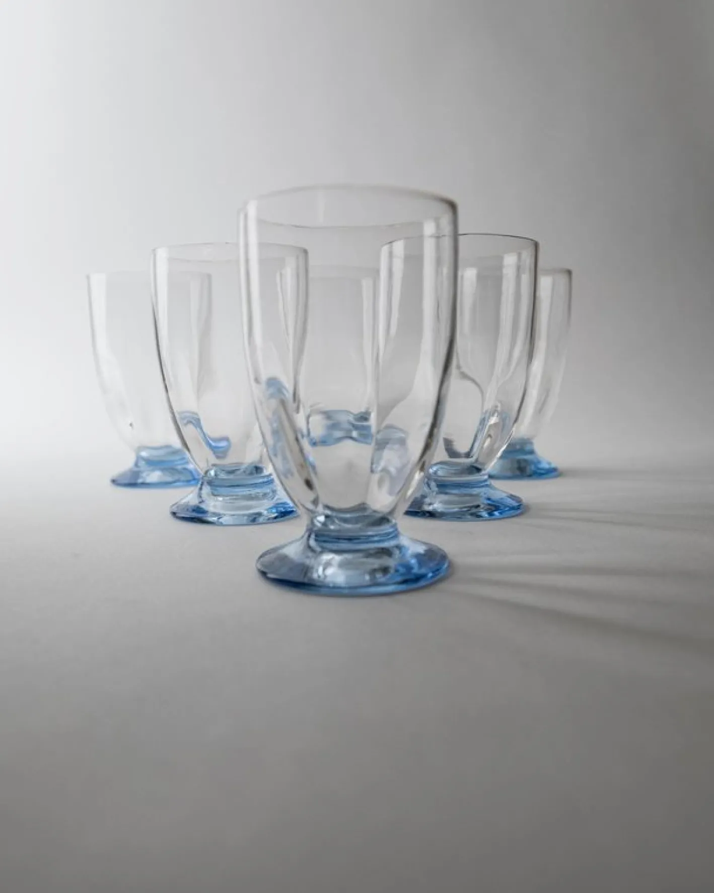 Vintage Trinkgläser, 1980er, 6er Set