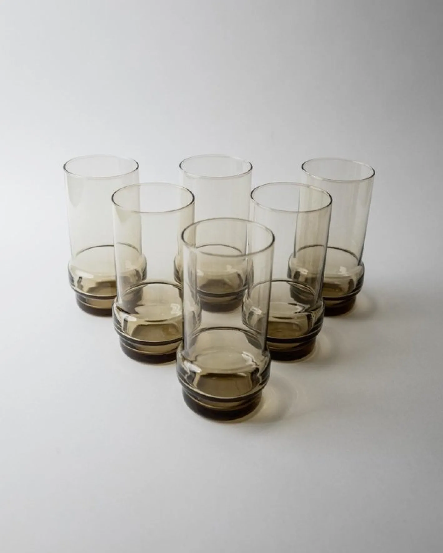 Vintage Trinkgläser, 1970er, 6er Set