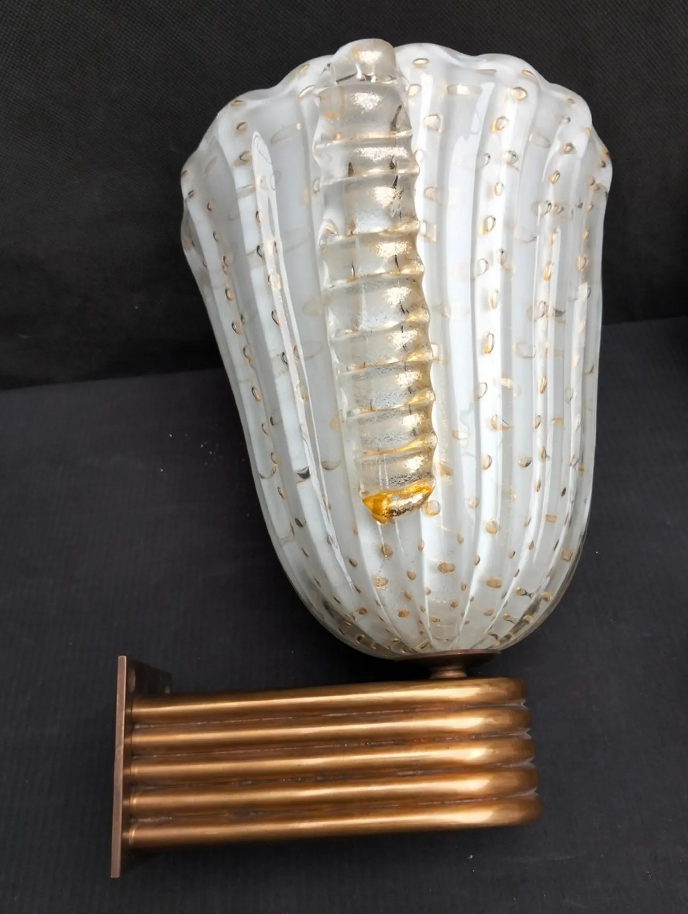 Vintage Wandlampen aus Murano Glas, 1980er, 2er Set