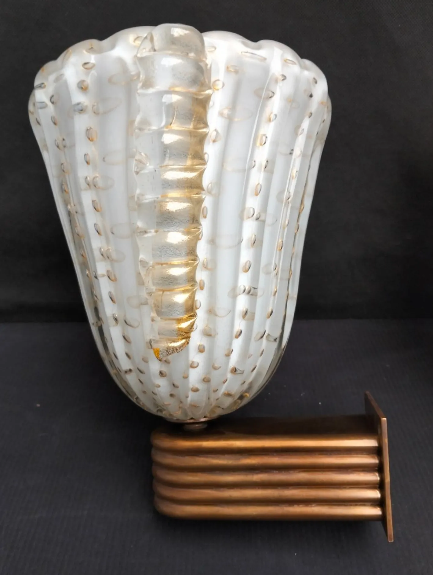 Vintage Wandlampen aus Murano Glas, 1980er, 2er Set