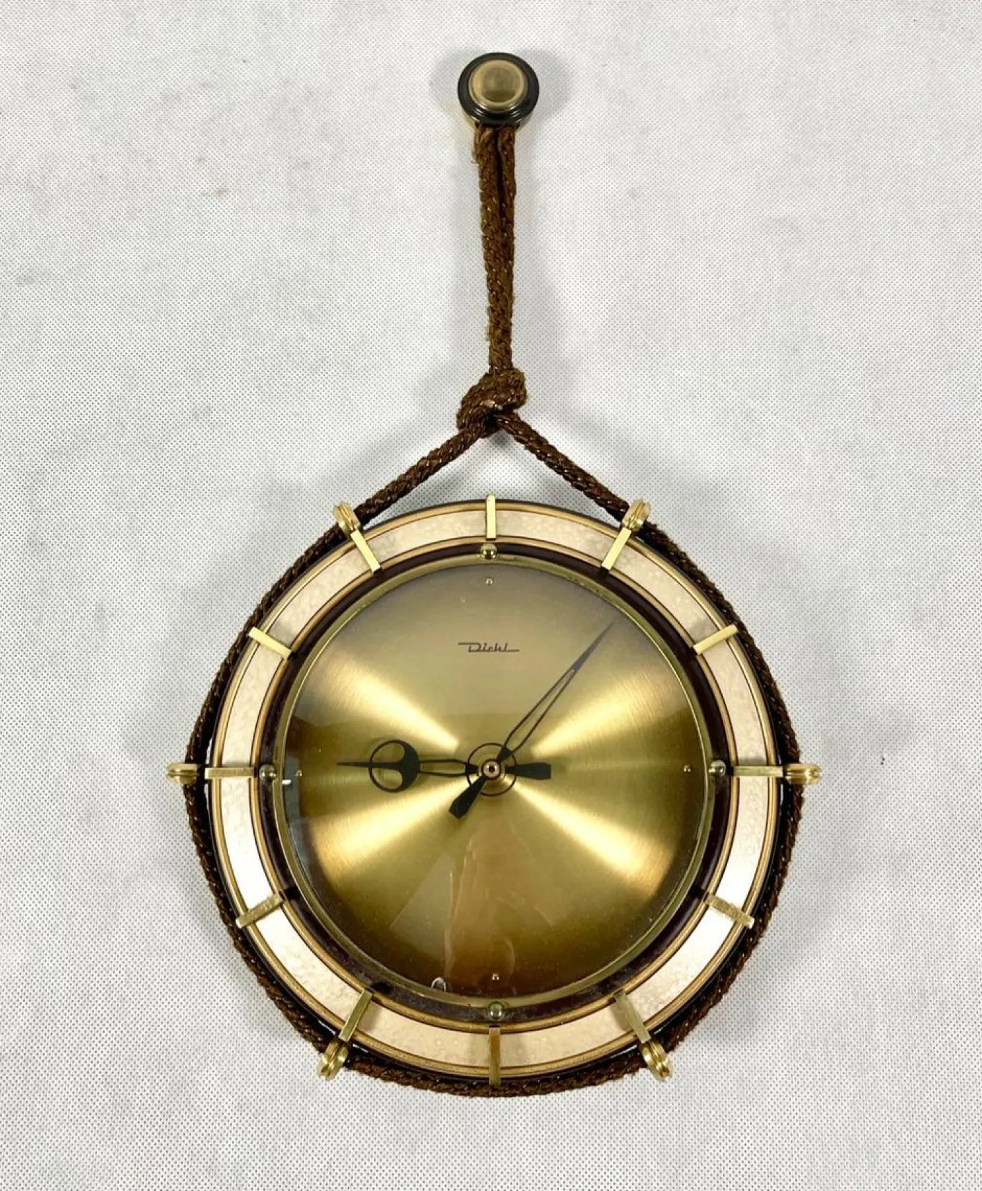 Vintage Wanduhr von Diehl, 1940er