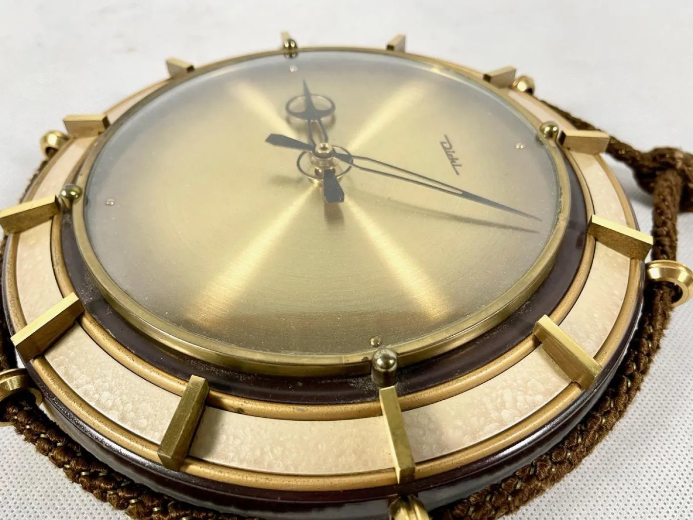 Vintage Wanduhr von Diehl, 1940er