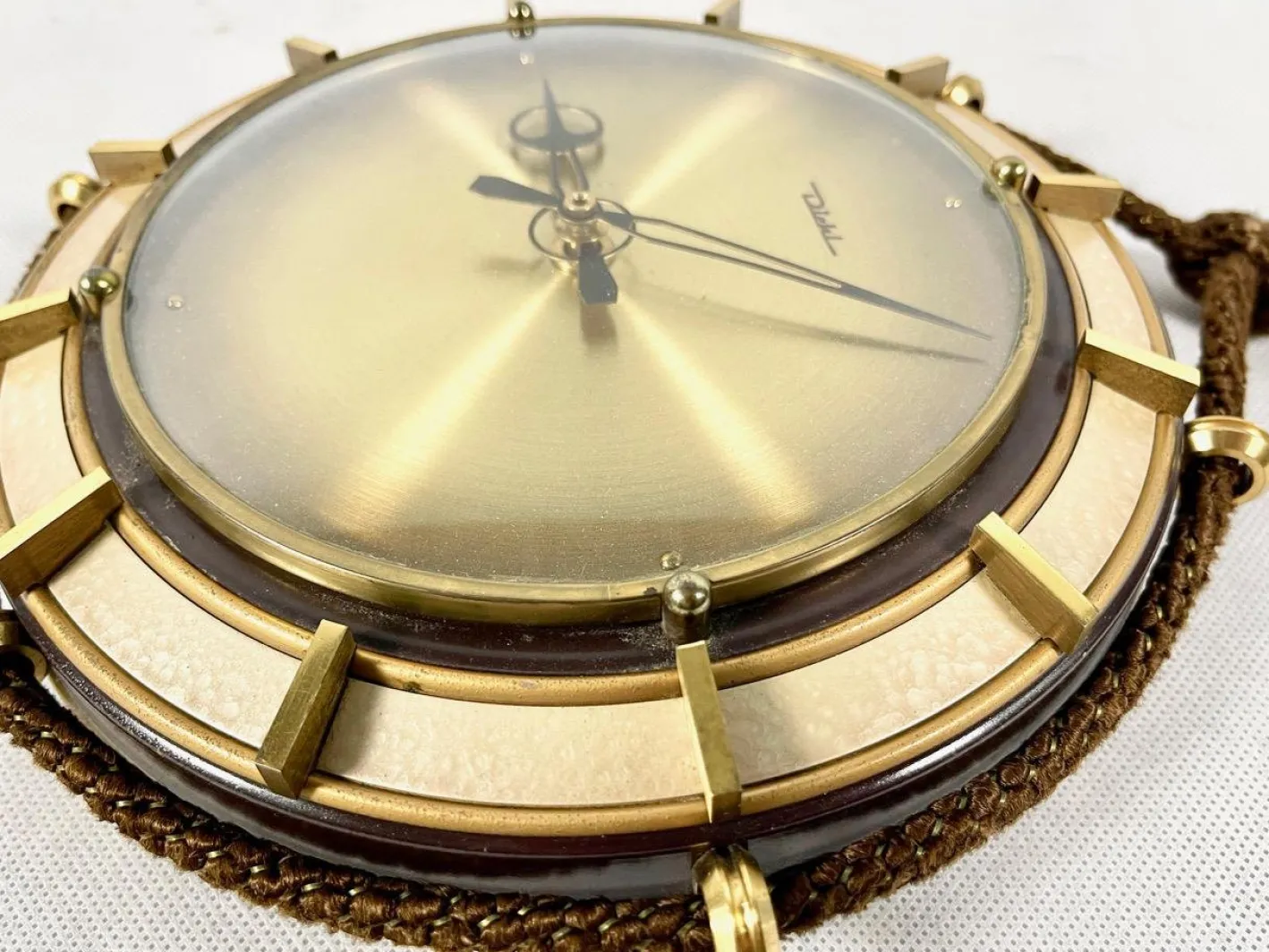 Vintage Wanduhr von Diehl, 1940er