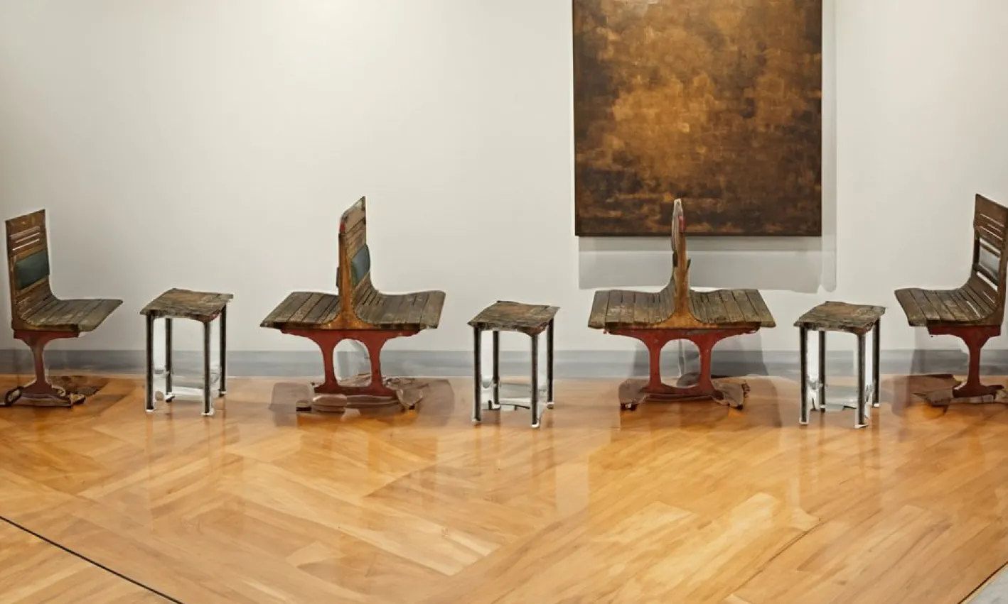 Wagon Sitze, 1935, 4 . Set