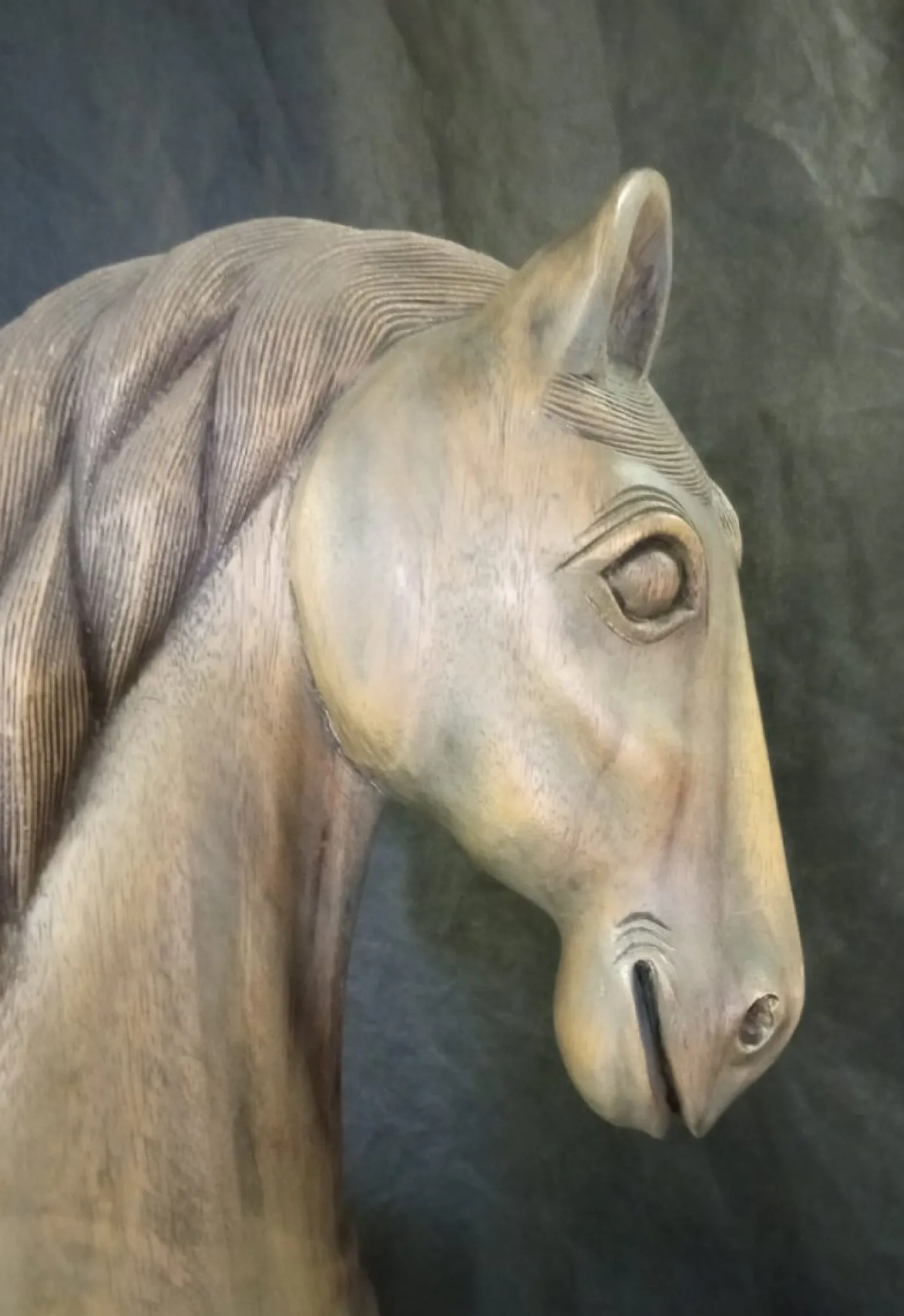 Walnuss Holz Soaring Horse Skulptur