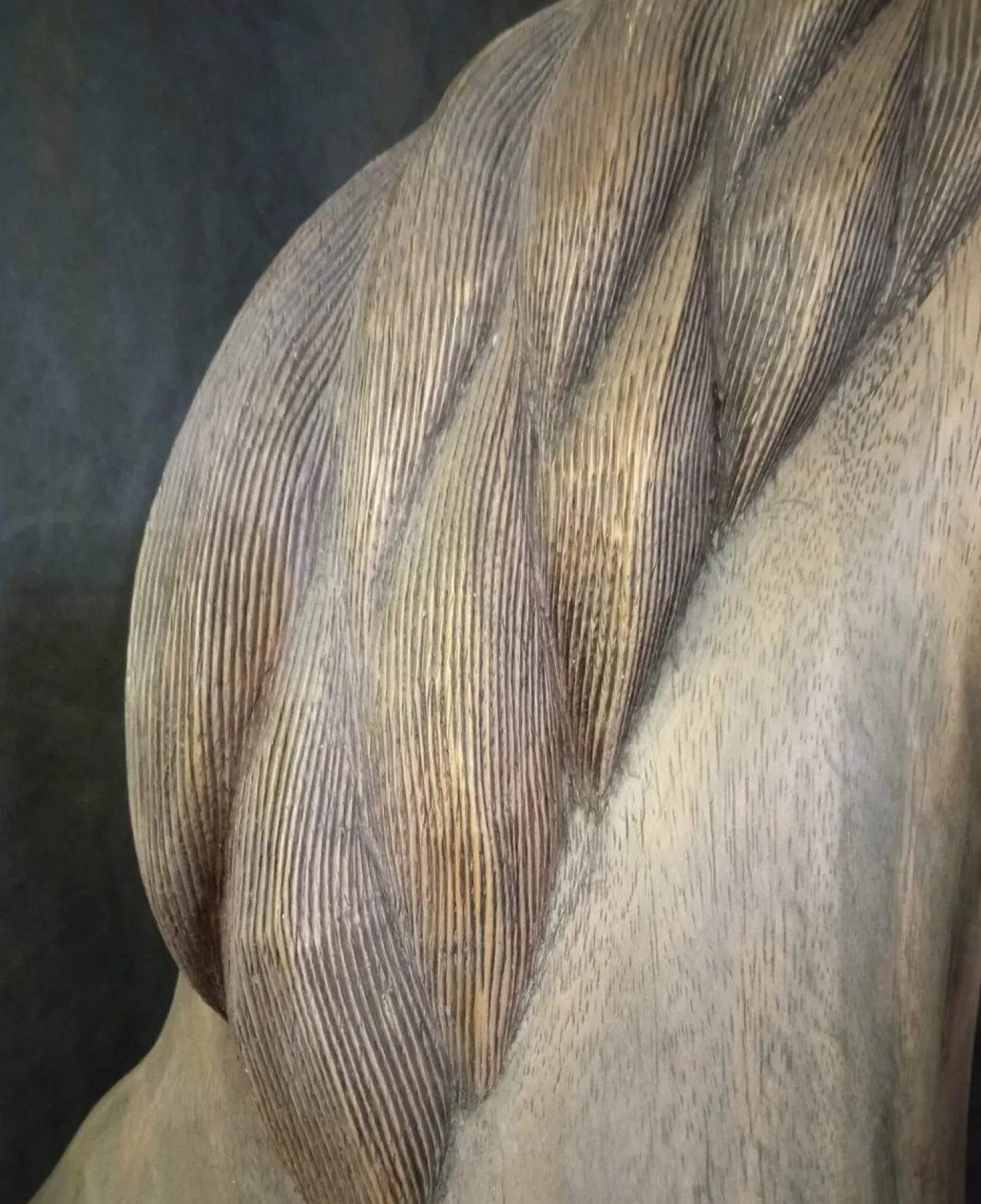 Walnuss Holz Soaring Horse Skulptur