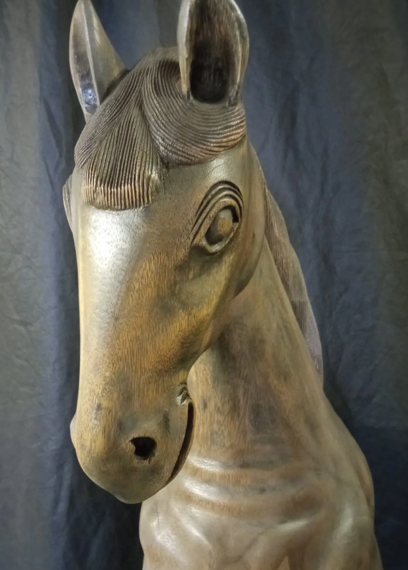 Walnuss Holz Soaring Horse Skulptur