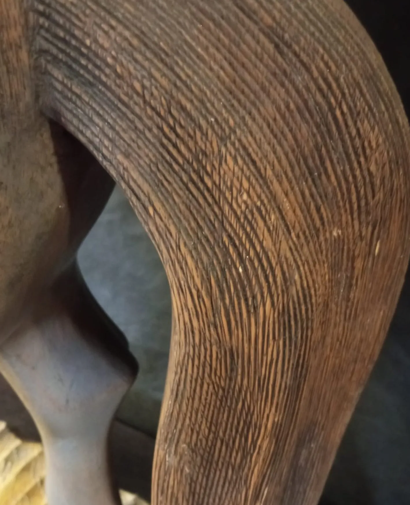 Walnuss Holz Soaring Horse Skulptur
