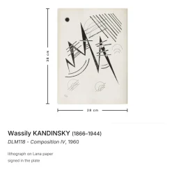 Wassily Kandinsky, DLM118, Composition IV, 1960, Lithographie
